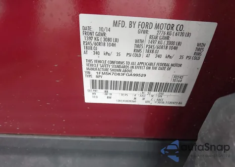 2015 Ford Explorer Xlt from USA, damaged, VIN 1FM5K7D83FGA99529